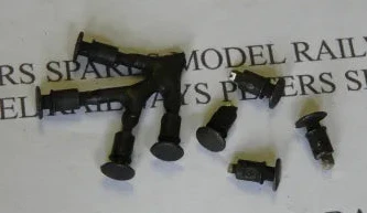 PS56 Replacement Mainline Round Shanked Buffers (4 Pack) Blackened