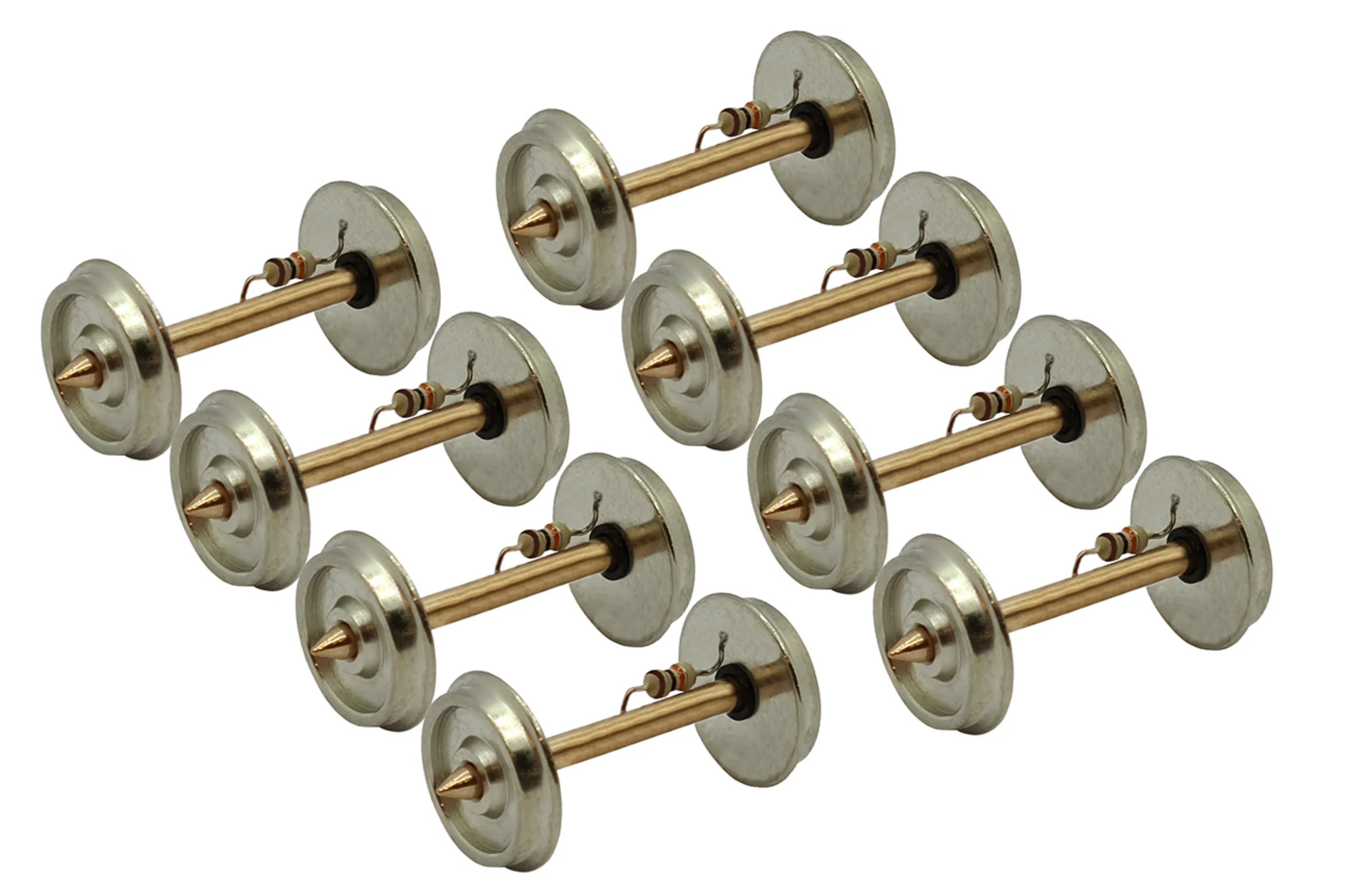 DCW-W14R-EM Quality Resistive Wheelsets EM/18.2mm Track 8x 14mm (3’6″)
