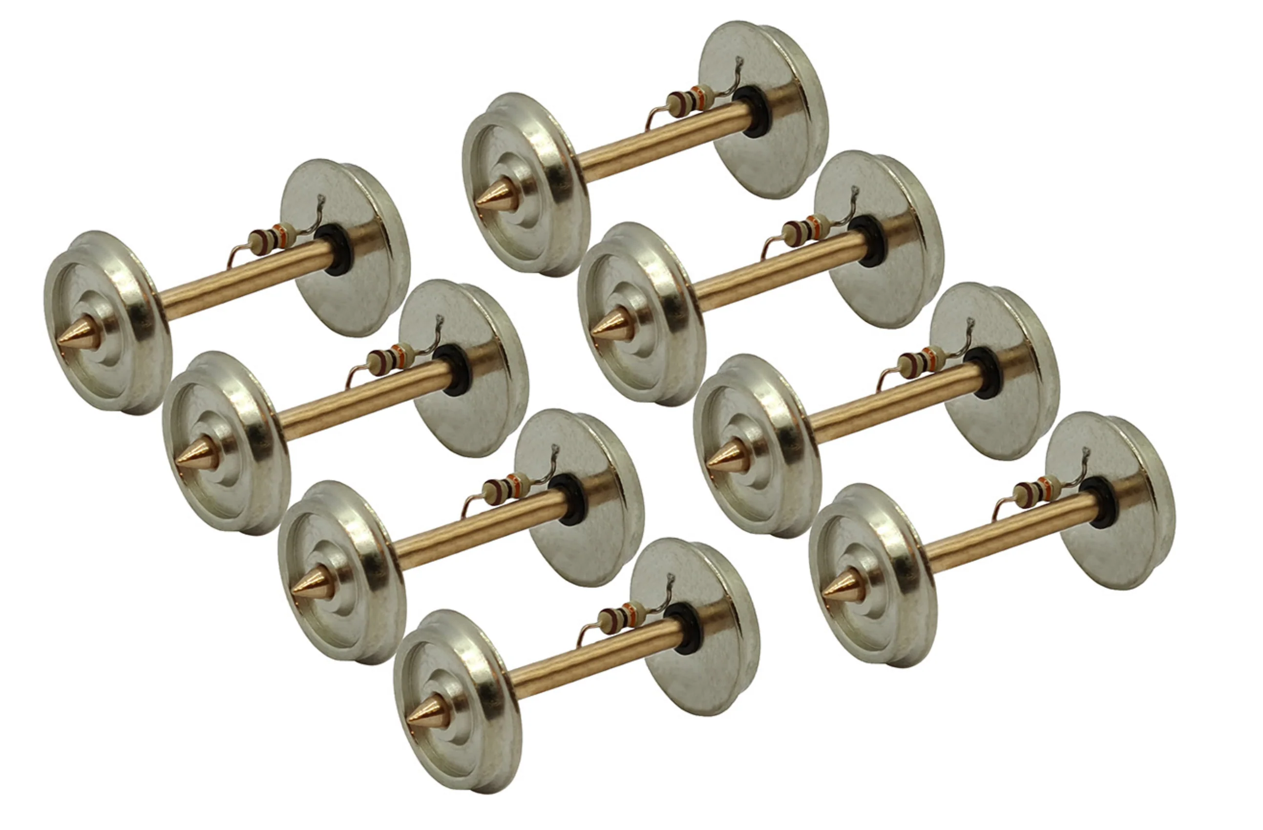 DCW-W10.5R-OO Quality Resistive Wheelsets OO/16.5mm Track 8x 10.5mm (2’8″)