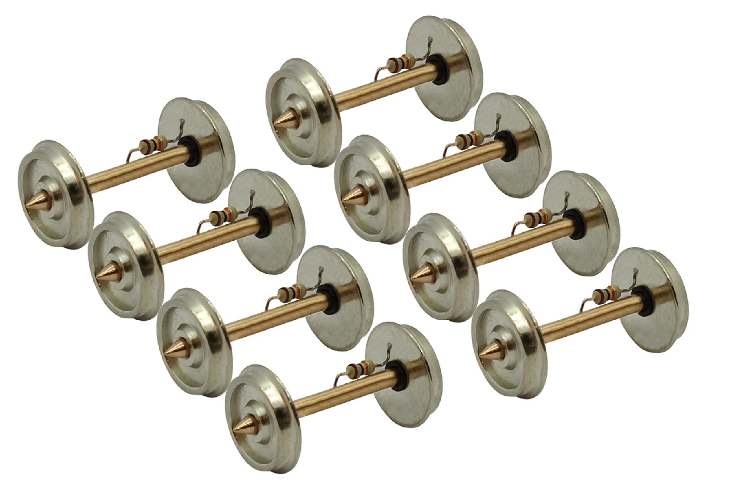 DCW-W14R-OO Quality Resistive Wheelsets OO/16.5mm Track 8x 14mm (3’6″)