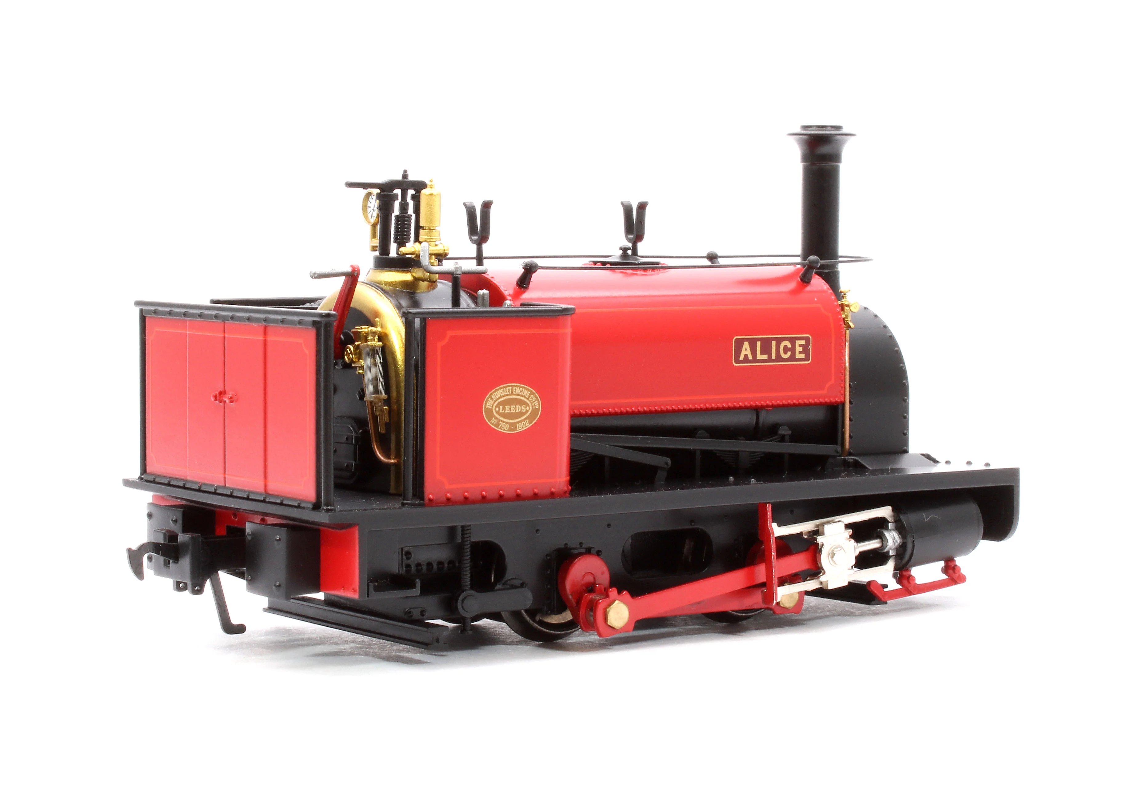 71-025 Quarry Hunslet 0-4-0ST 'Alice' Dinorwic Quarry Red Steam Locomotive - Image 3