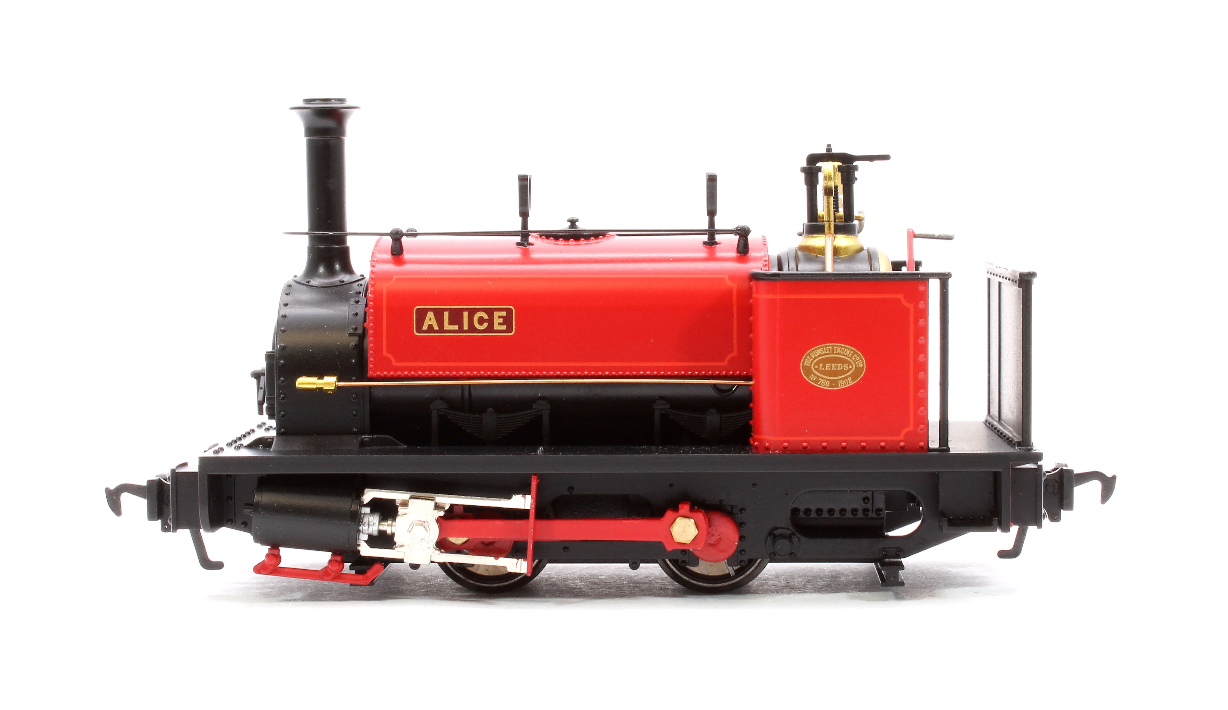 71-025 Quarry Hunslet 0-4-0ST 'Alice' Dinorwic Quarry Red Steam Locomotive - Image 5