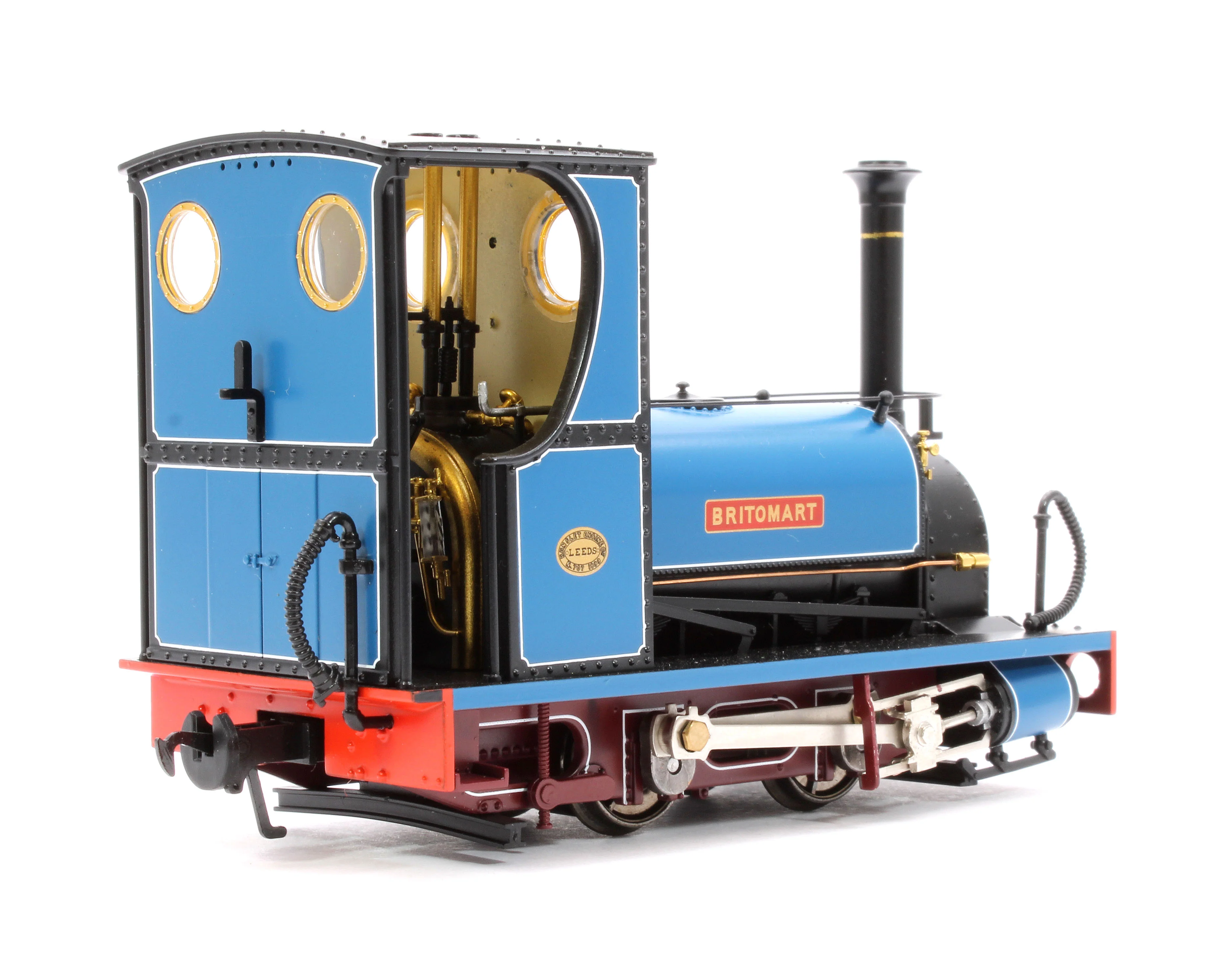 71-026 Quarry Hunslet 0-4-0ST 'Britomart' Pen-yr-Orsedd Quarry Blue Steam Locomotive - Image 3