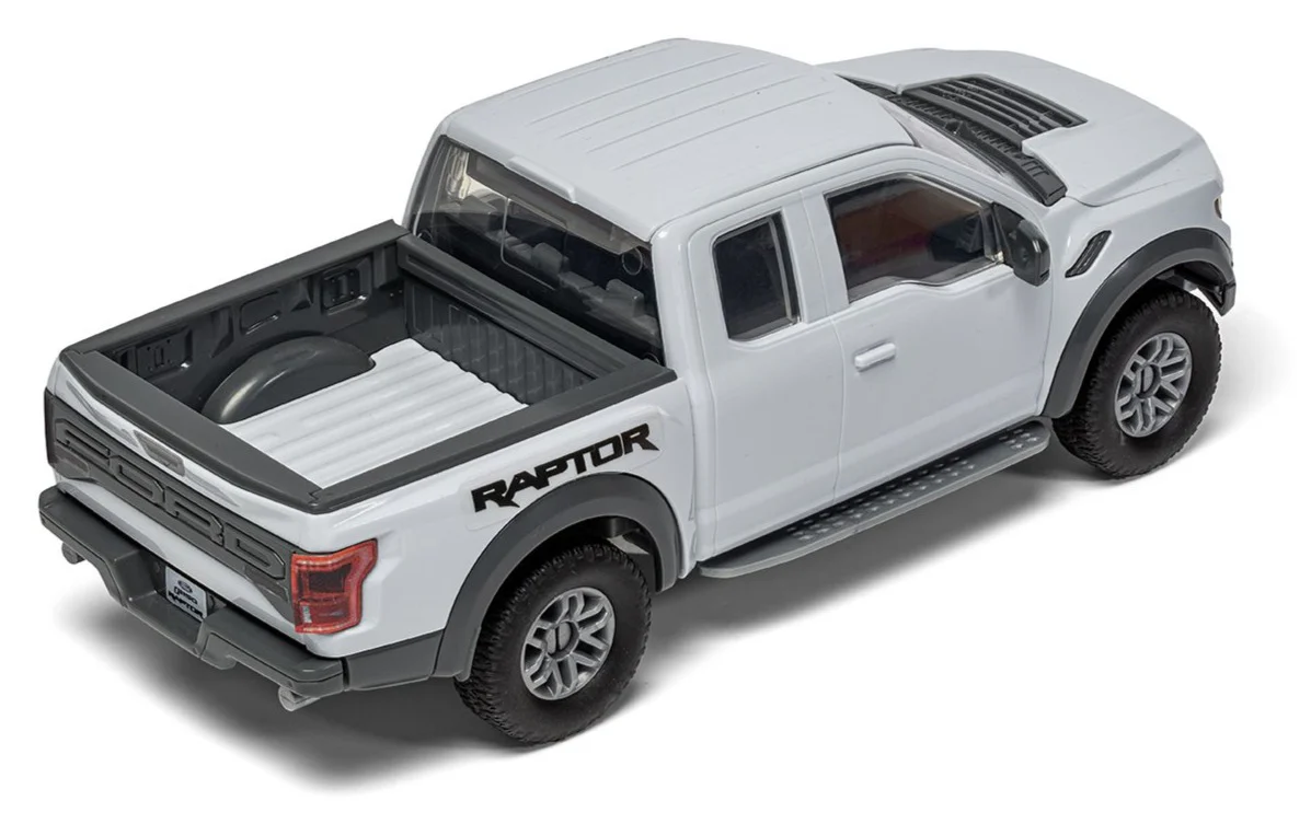 J6053 QUICKBUILD Ford F-150 Raptor - Grey Model Kit - Image 4