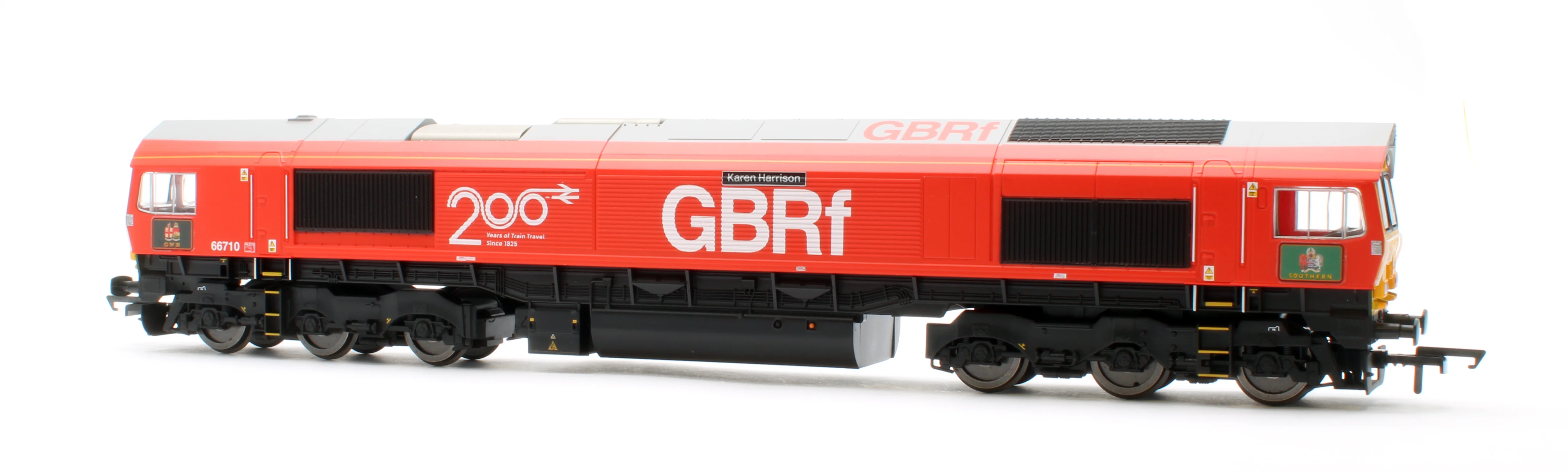 R30549TXS RailRoad Plus GBRf Class 66 Railway 200 'Karen Harrison' 66710 Diesel Locomotive - DCC Sound - Image 5
