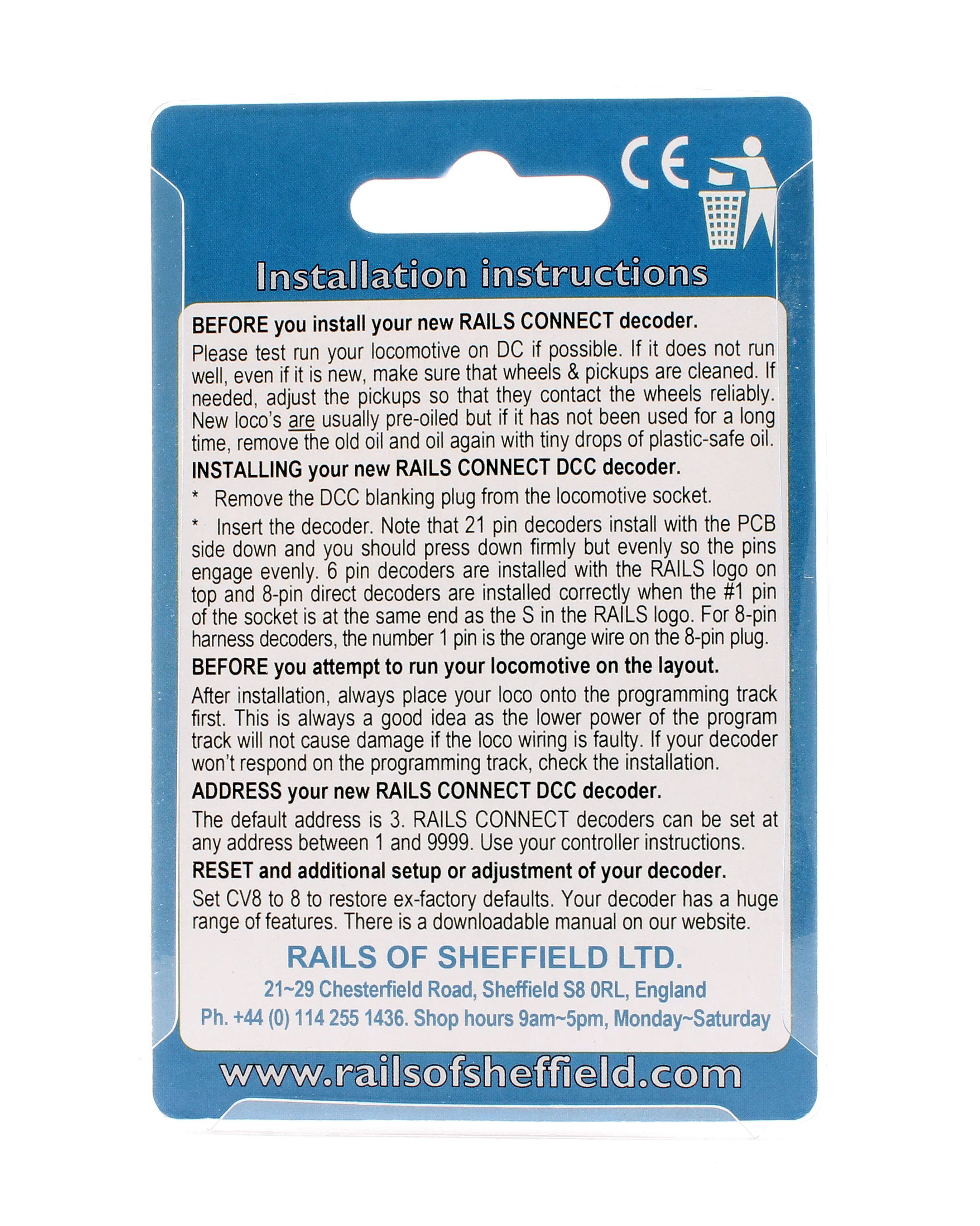 RoS-6PN Rails Connect Decoder, 6pin Nano 2 function Decoder - Image 3