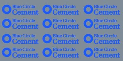 RT-2-8610 Blue Circle Cement logos (suit PCAs etc) Transfer