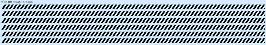 RT-4-2981 Black departmental chevrons Transfer