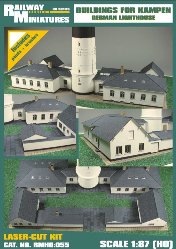 RMH0:055 Buildings for Lighthouse Kampen Kit