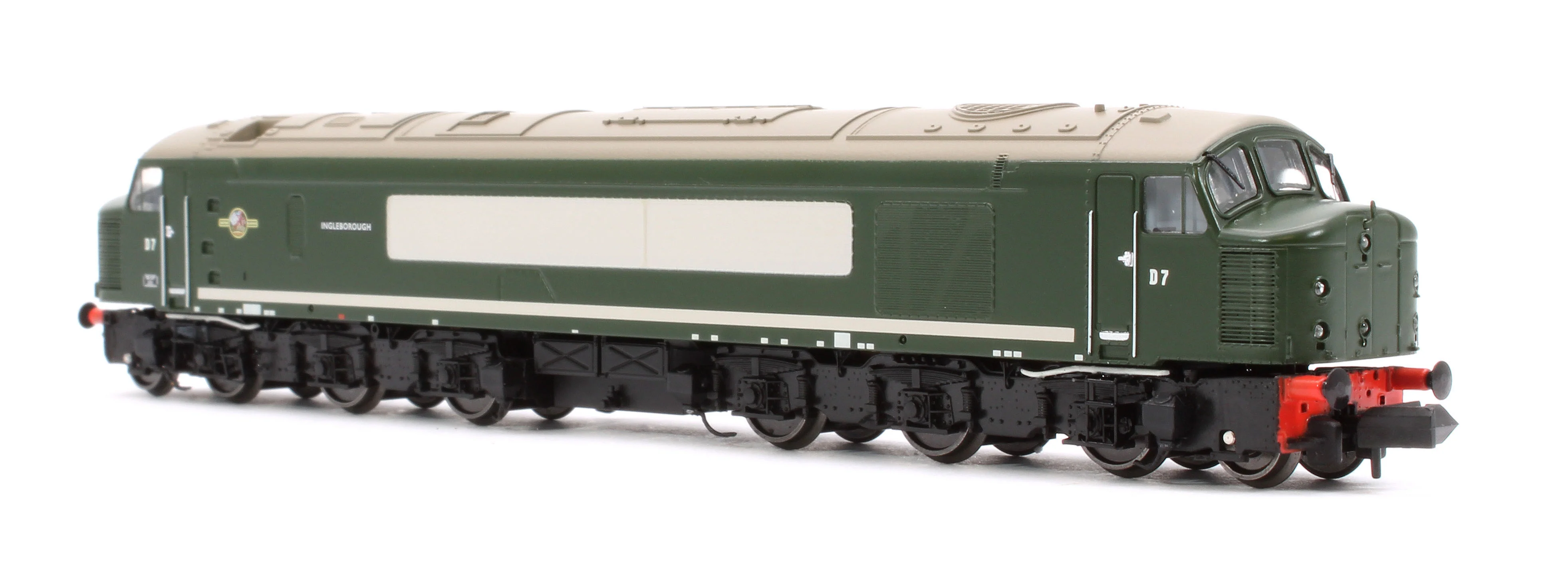 948502 Class 44 D7 "Ingleborough" Plain BR Green Diesel Locomotive (DCC Sound) - Image 4