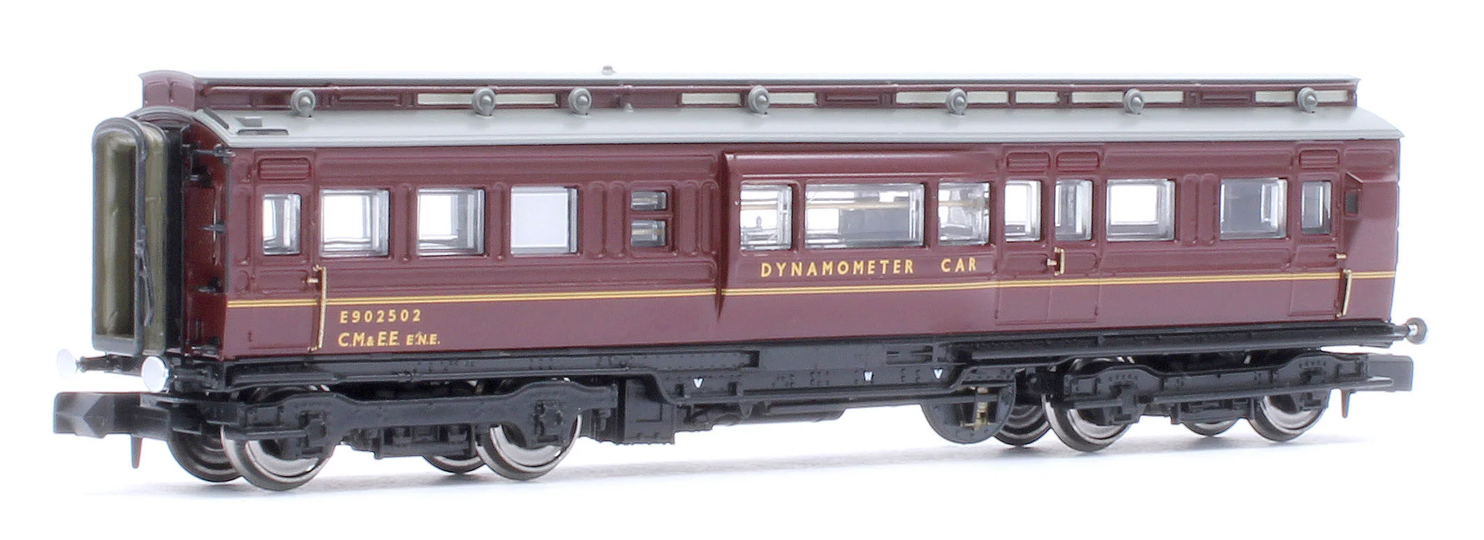 955005 BR Lined Maroon Dynamometer Car E902502 - Image 2