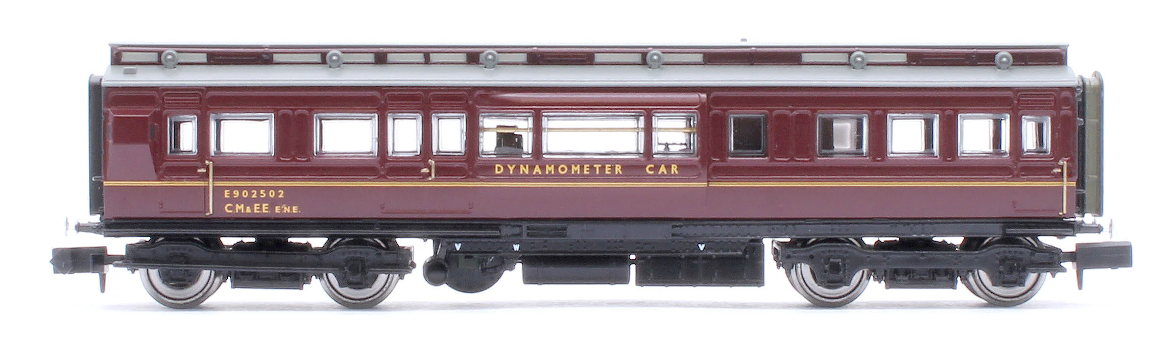 955005 BR Lined Maroon Dynamometer Car E902502 - Image 3