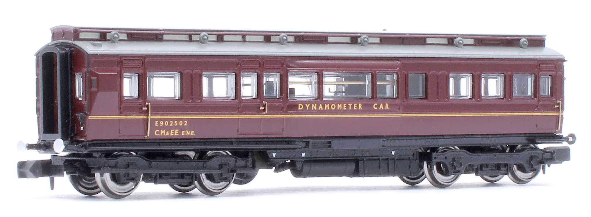 955005 BR Lined Maroon Dynamometer Car E902502 - Image 4