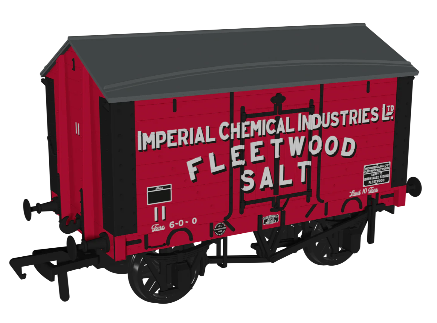 967605 RCH 1907 Private Owner Salt Van - Imperial Chemical Industries Fleetwood Salt No.11