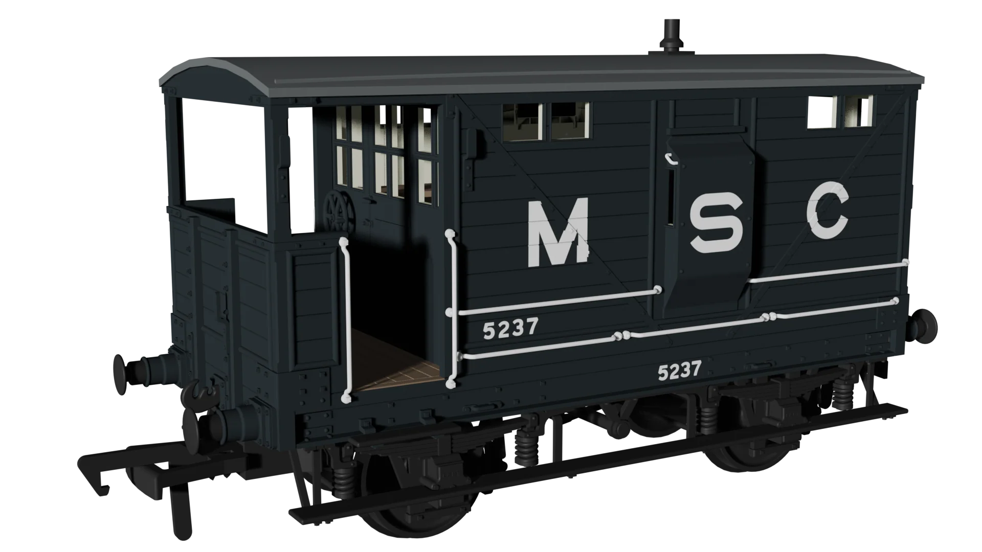 987013 LNWR D17b Brake - MSC No.5237