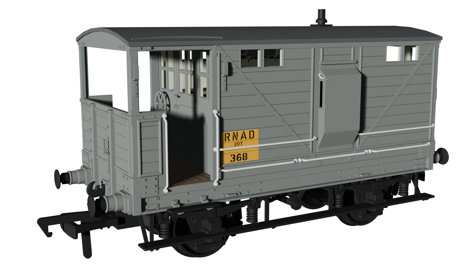987014 LNWR D17b Brake - RNAD No.368
