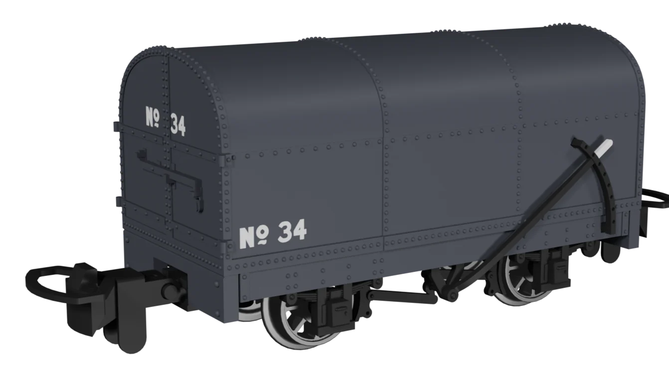 990203 Gunpowder Van - Plain Dark Grey No.34