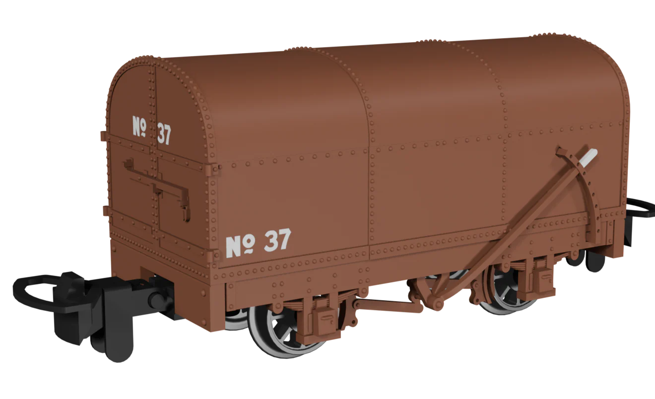990204 Gunpowder Van - Plain Rusty Brown No.37