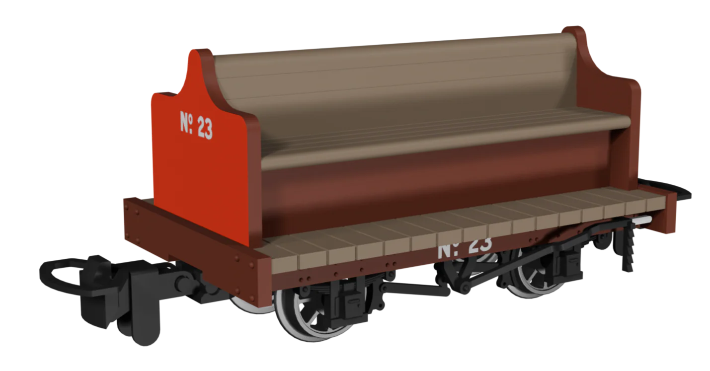 990502 Manrider - Brown with Red Ends No.23