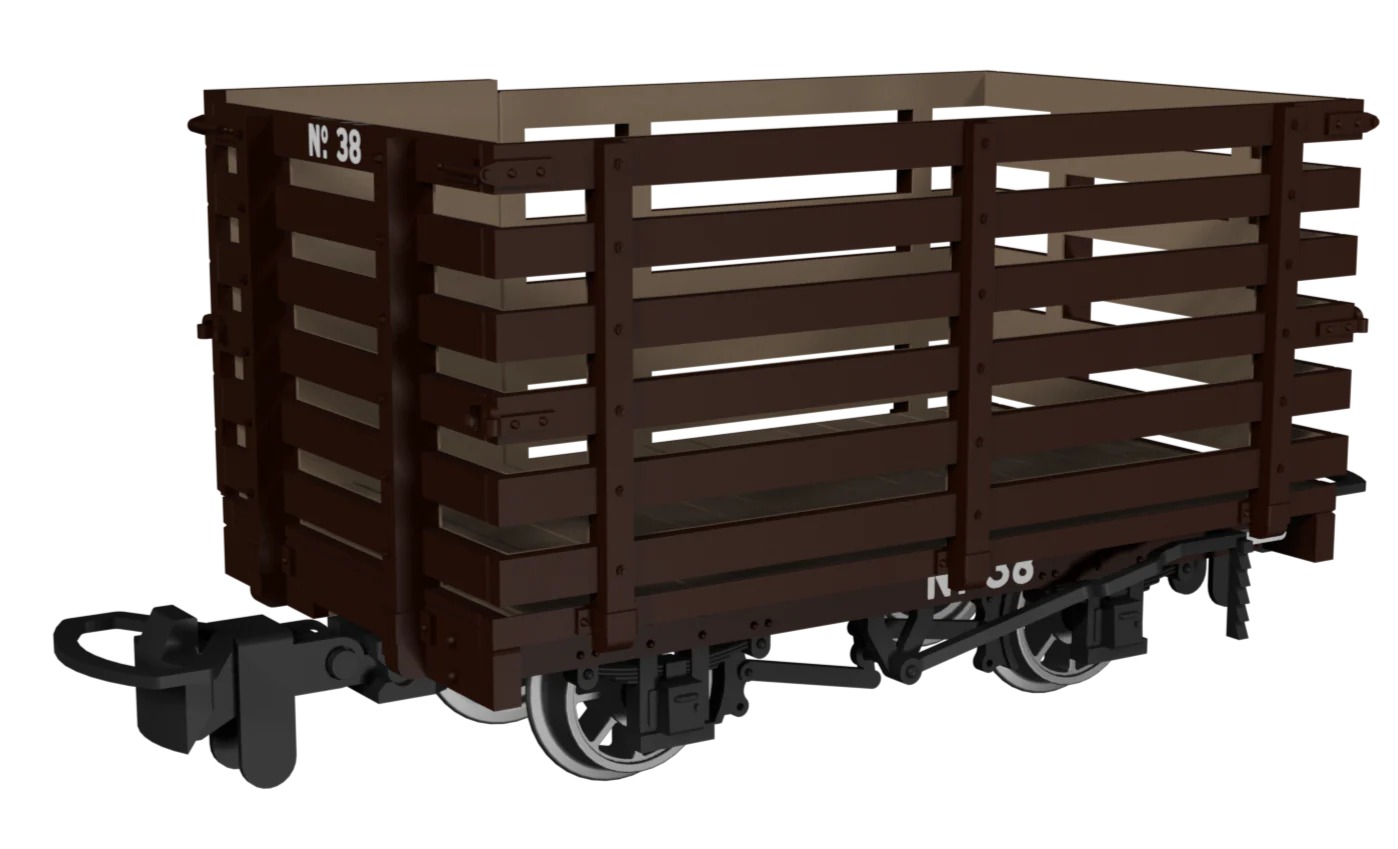 990604 Livestock Wagon - Plain Brown No.38