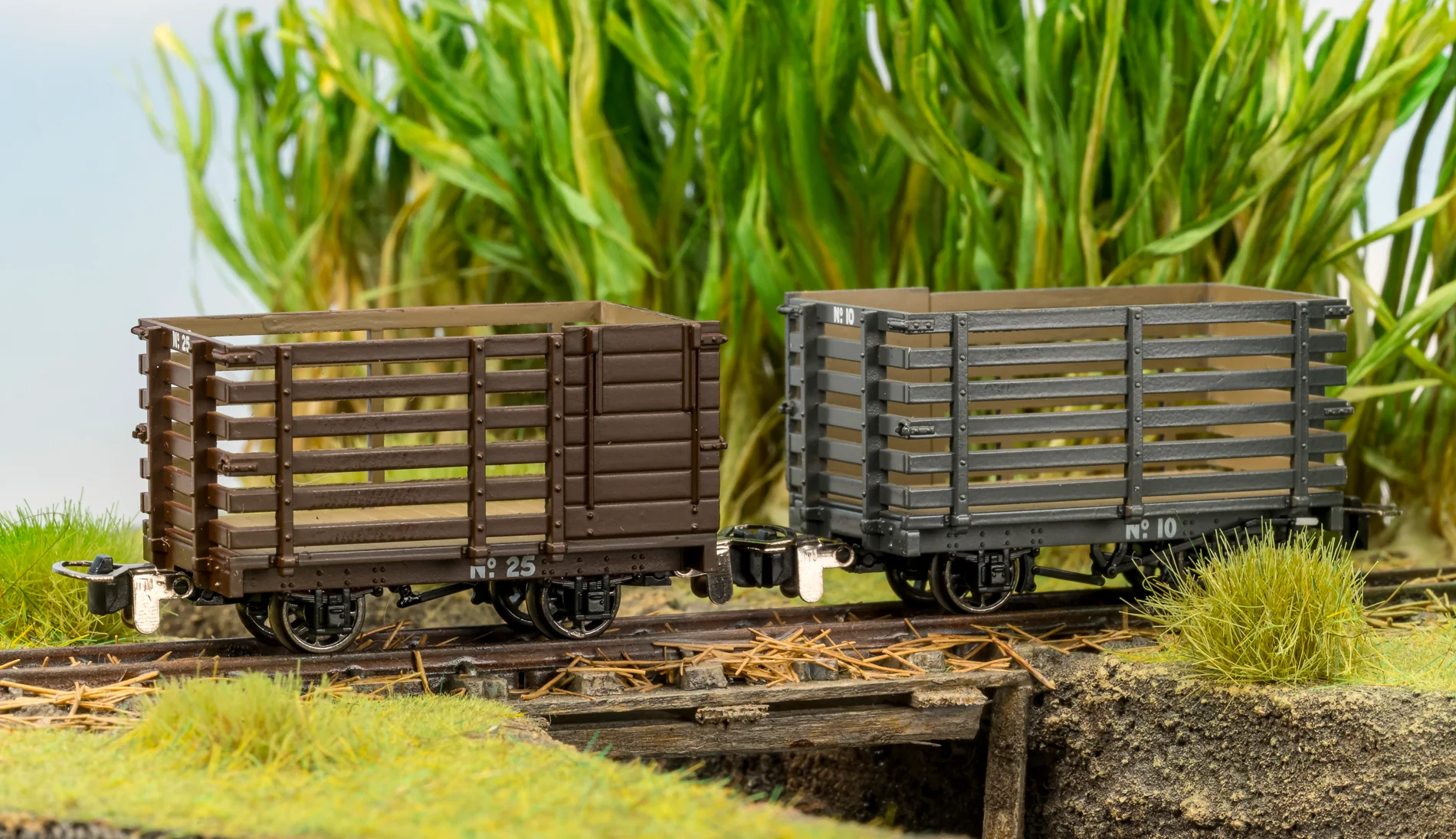 990604 Livestock Wagon - Plain Brown No.38 - Image 5