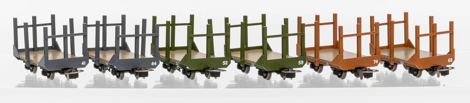 990702 Stake Wagon - Plain Dark Grey No.44 - Image 2