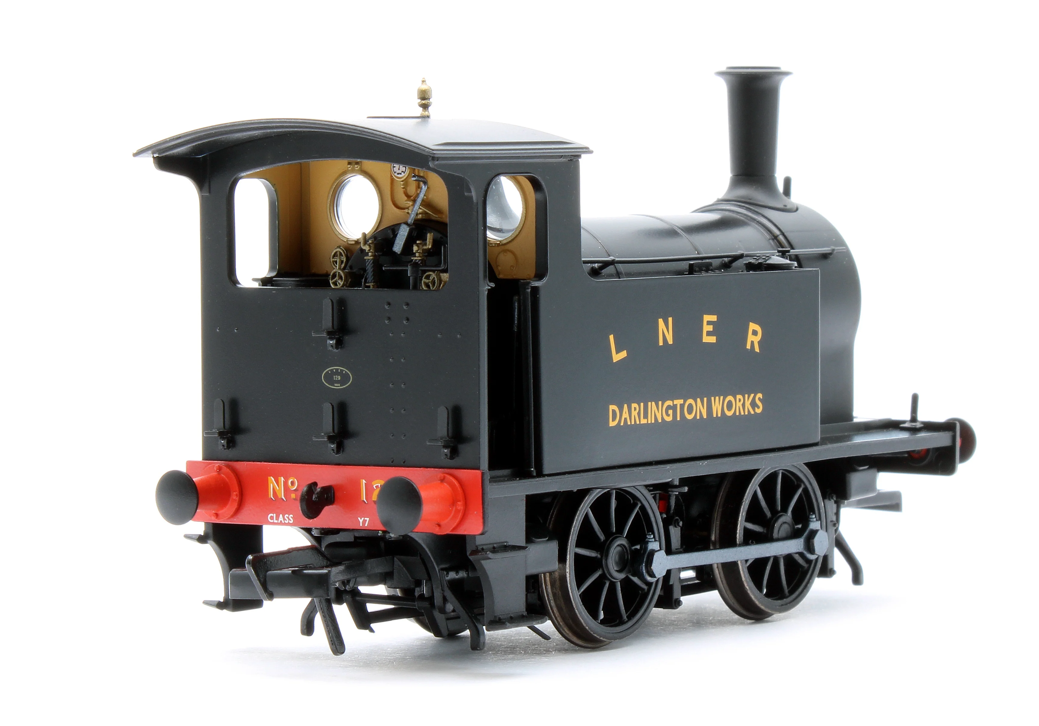 932504 LNER Y7 - No.129 Darlington Works Livery Steam Locomotive - DCC Sound - Image 3