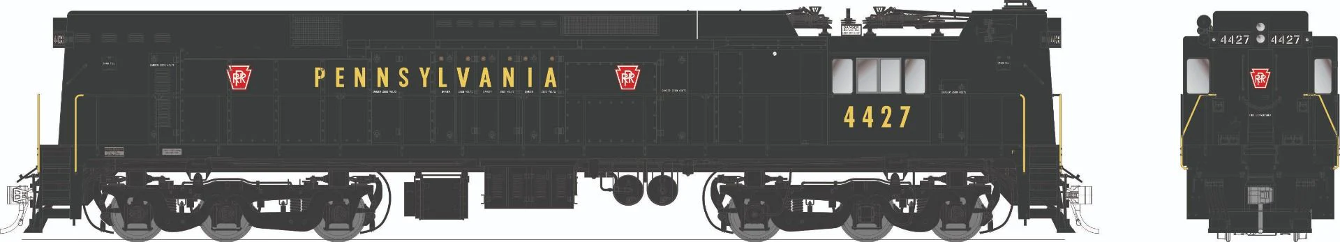 52502 HO GE E44 Electric (DC/DCC/Sound): PRR - DGLE: #4437 - Image 2