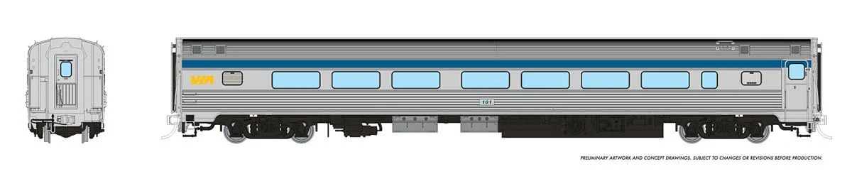 115111 HO Budd Coach: VIA Rail - Original: #103