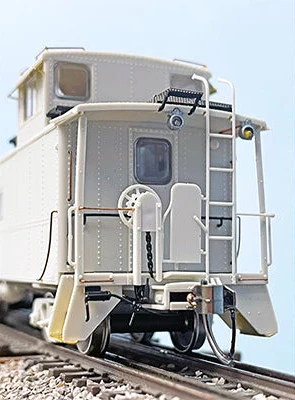 225010 HO D&RGW End Cupola Steel Caboose w/ Early Mods: Black Scheme: #01429 - Image 3