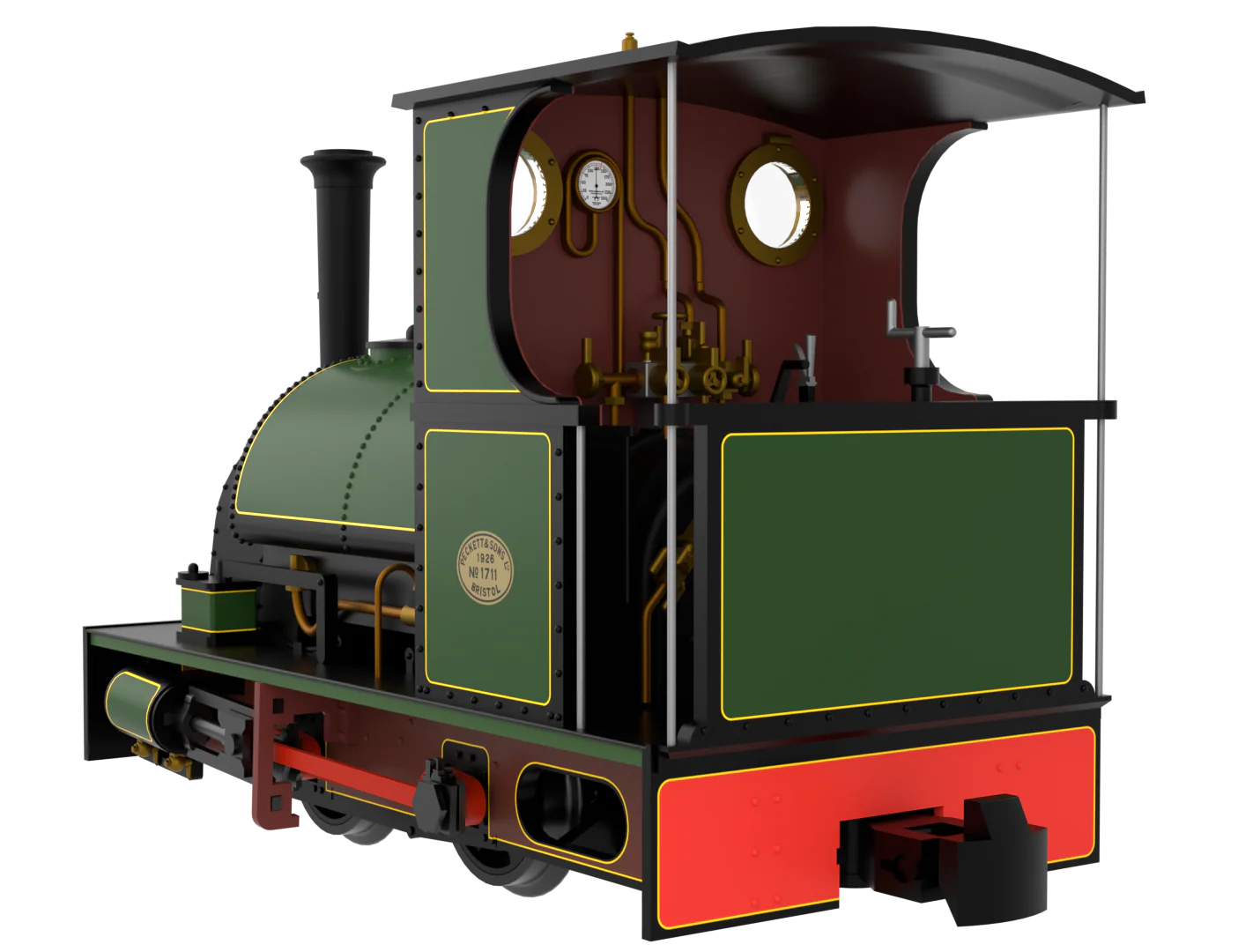 814502 Peckett & Sons Cranmore Class 0-4-0ST Peckett Standard Green Steam Locomotive - DCC Fitted - Image 2