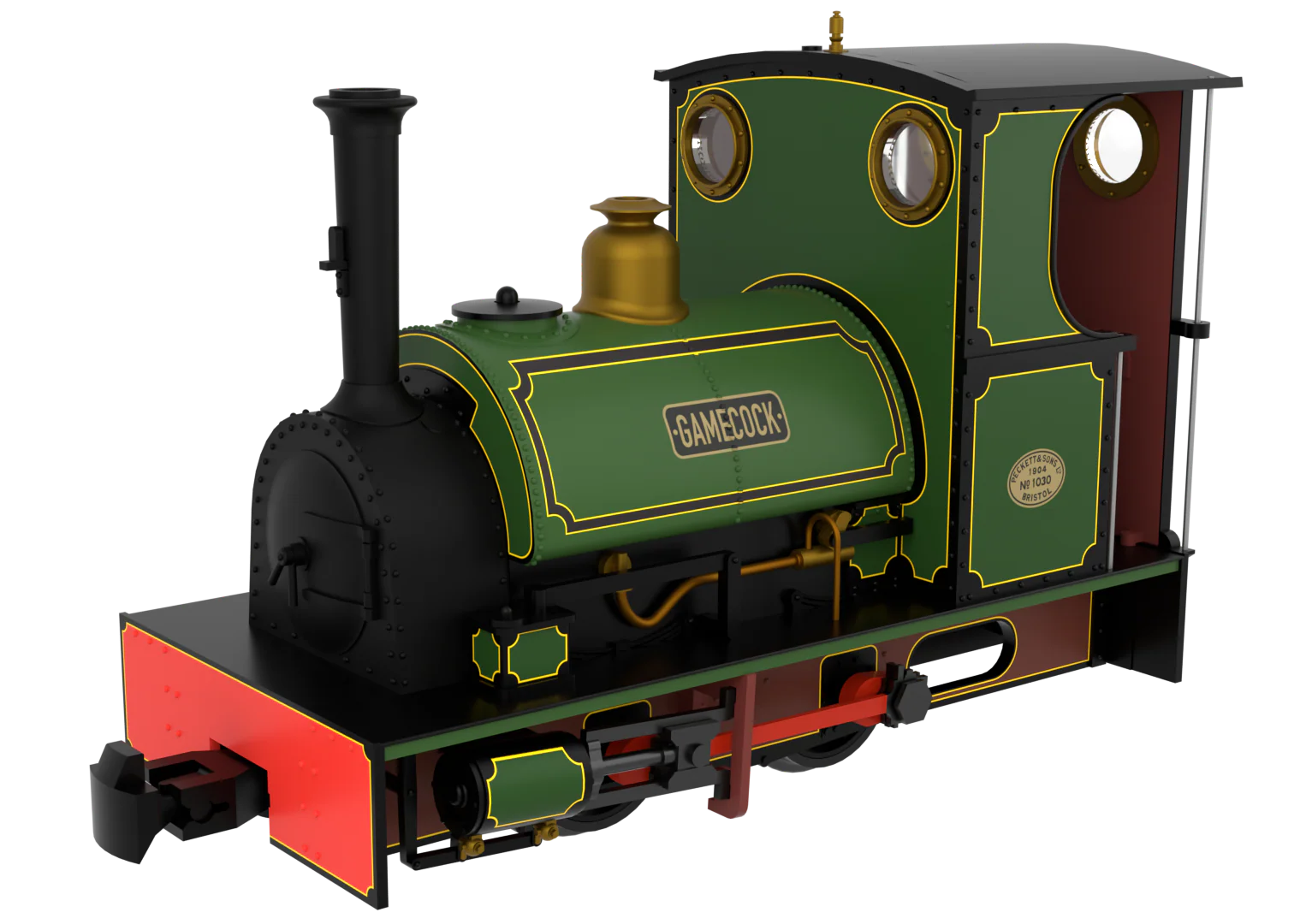814001 Peckett & Sons Cranmore Class 0-4-0ST 'Gamecock' Peckett Standard Green Steam Locomotive