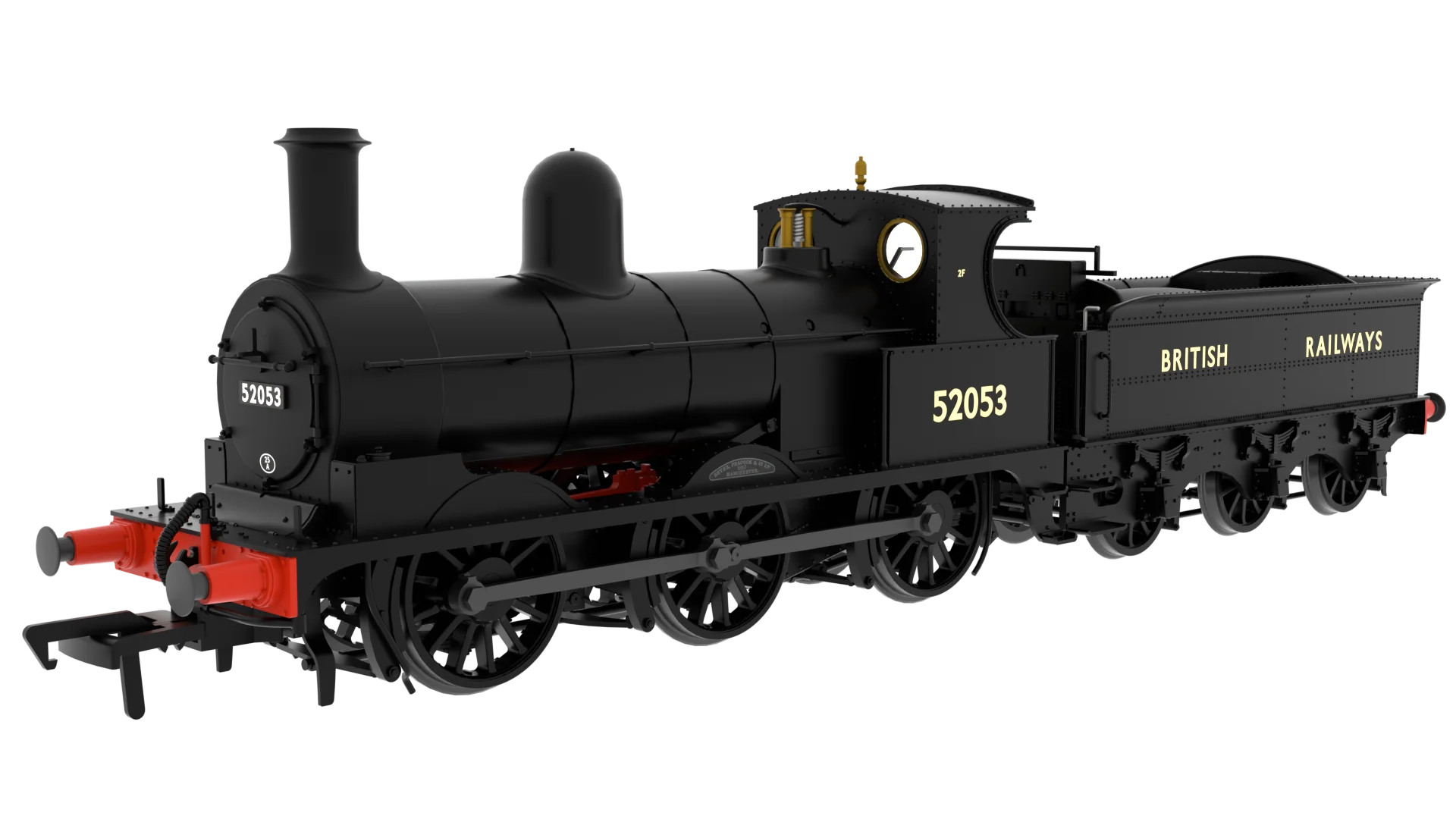 817509 Class 25 'Ironclad' 0-6-0 No.52053 Lancashire & Yorkshire British Railways (Sans Serif) Livery Steam Locomotive - DCC Sound