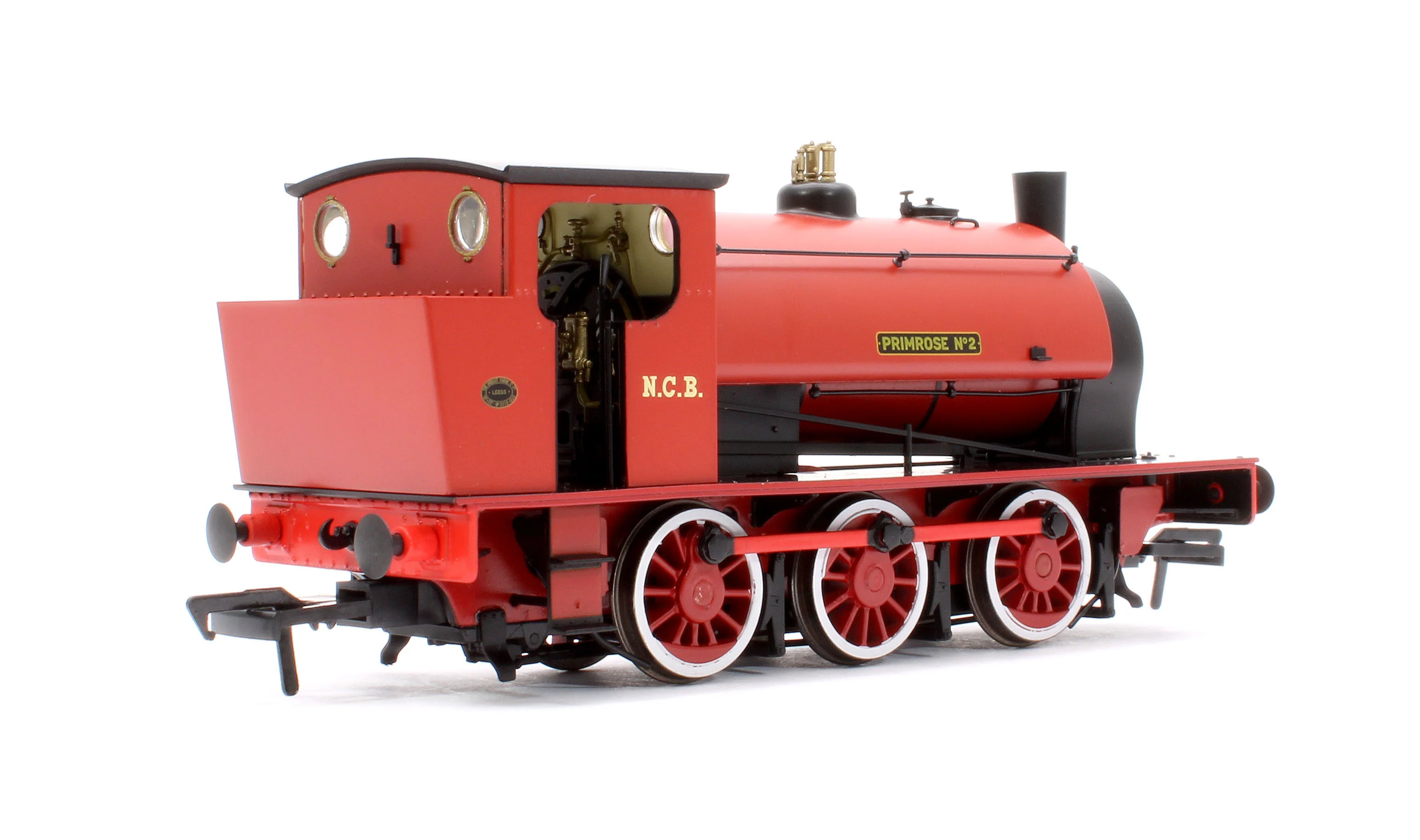 903017 16” Hunslet "Primrose No. 2", NCB red with stovepipe chimney, No. 3715 (as preserved at Embsay in the 1970s) - Steam Tank Locomotive - Image 3