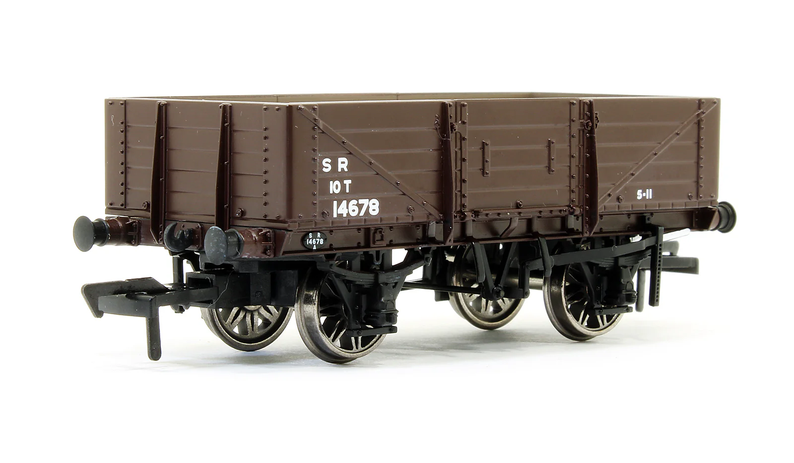 906016 SECR 1349 5 Plank Open Wagon - SR Brown (post-1936) #14678