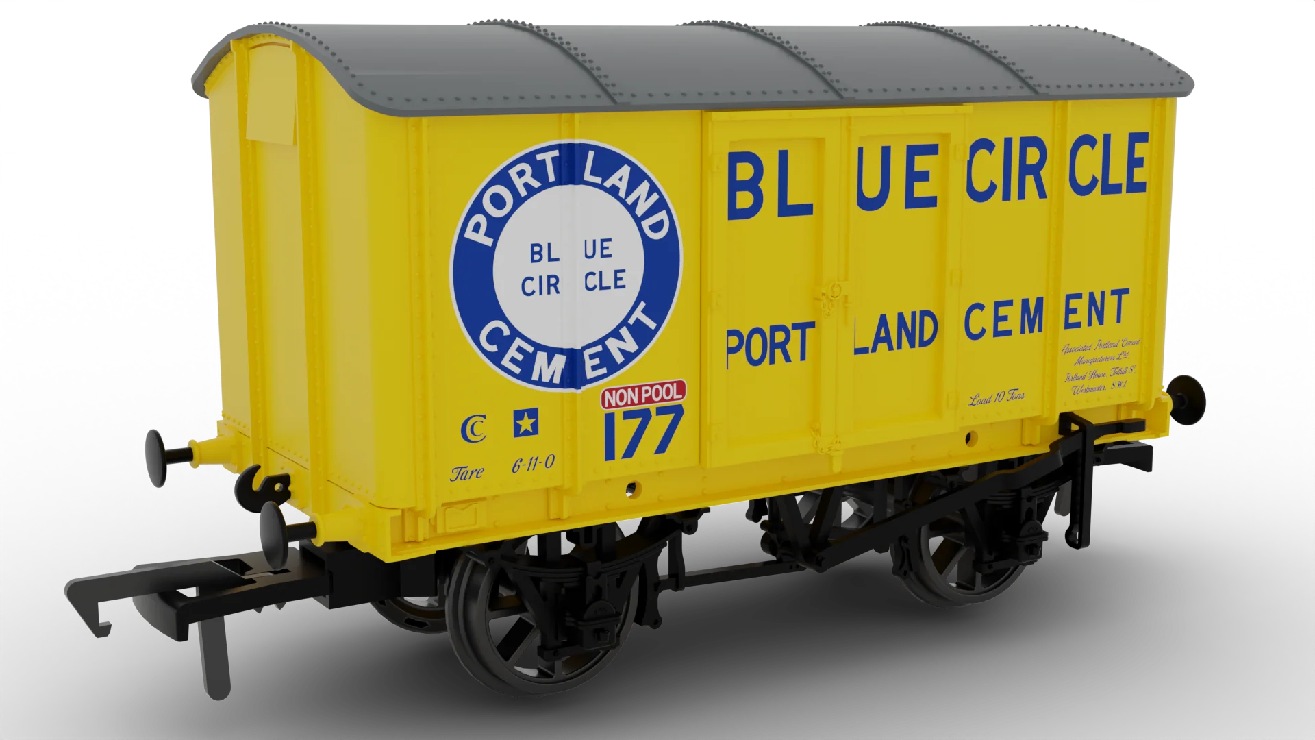 908048 Dia. V6 'Not Quite Mink' Blue Circle Yellow No.177