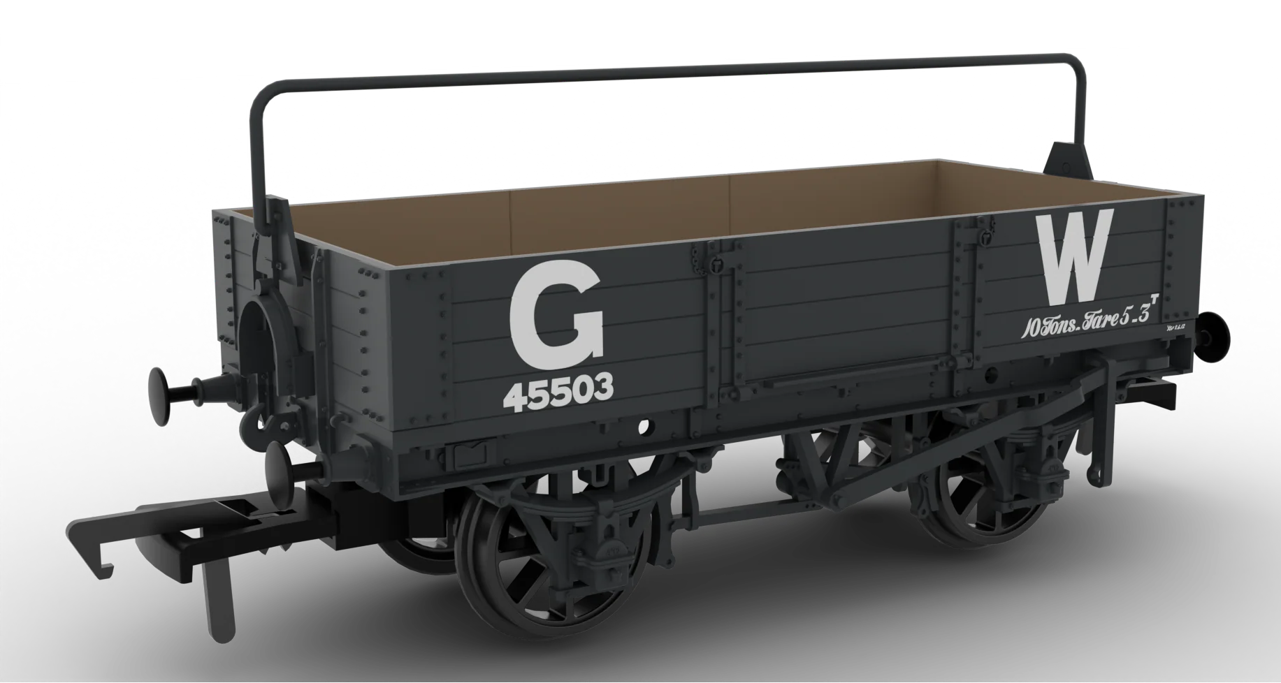 925016 Dia. O21 Four-Plank Open GWR Grey (23” lettering) No.45503