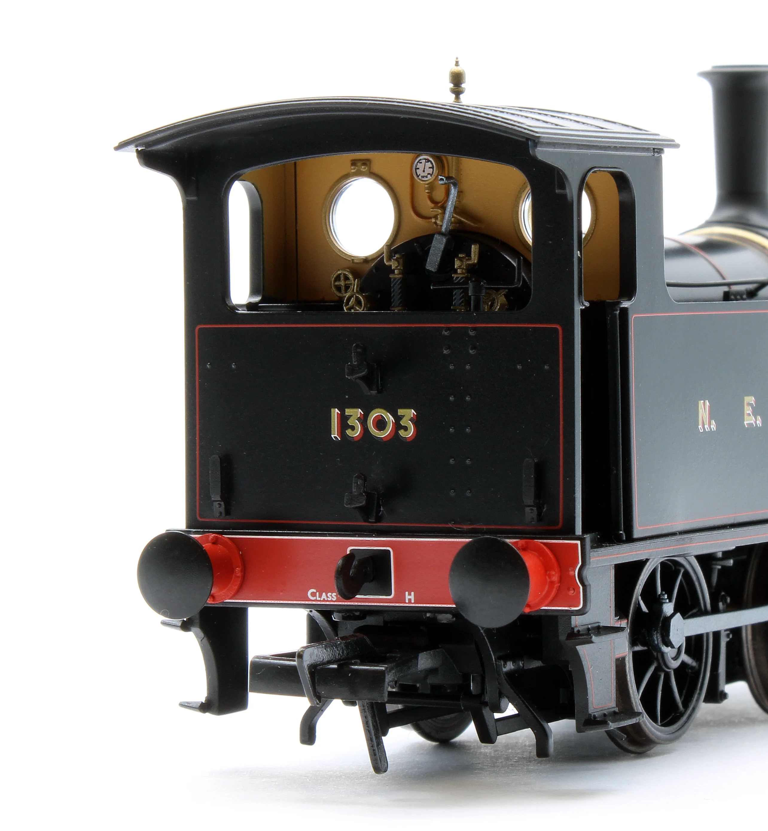 932503 NER H Class - No.1303 NER Lined Black Steam Locomotive - DCC Sound - Image 7