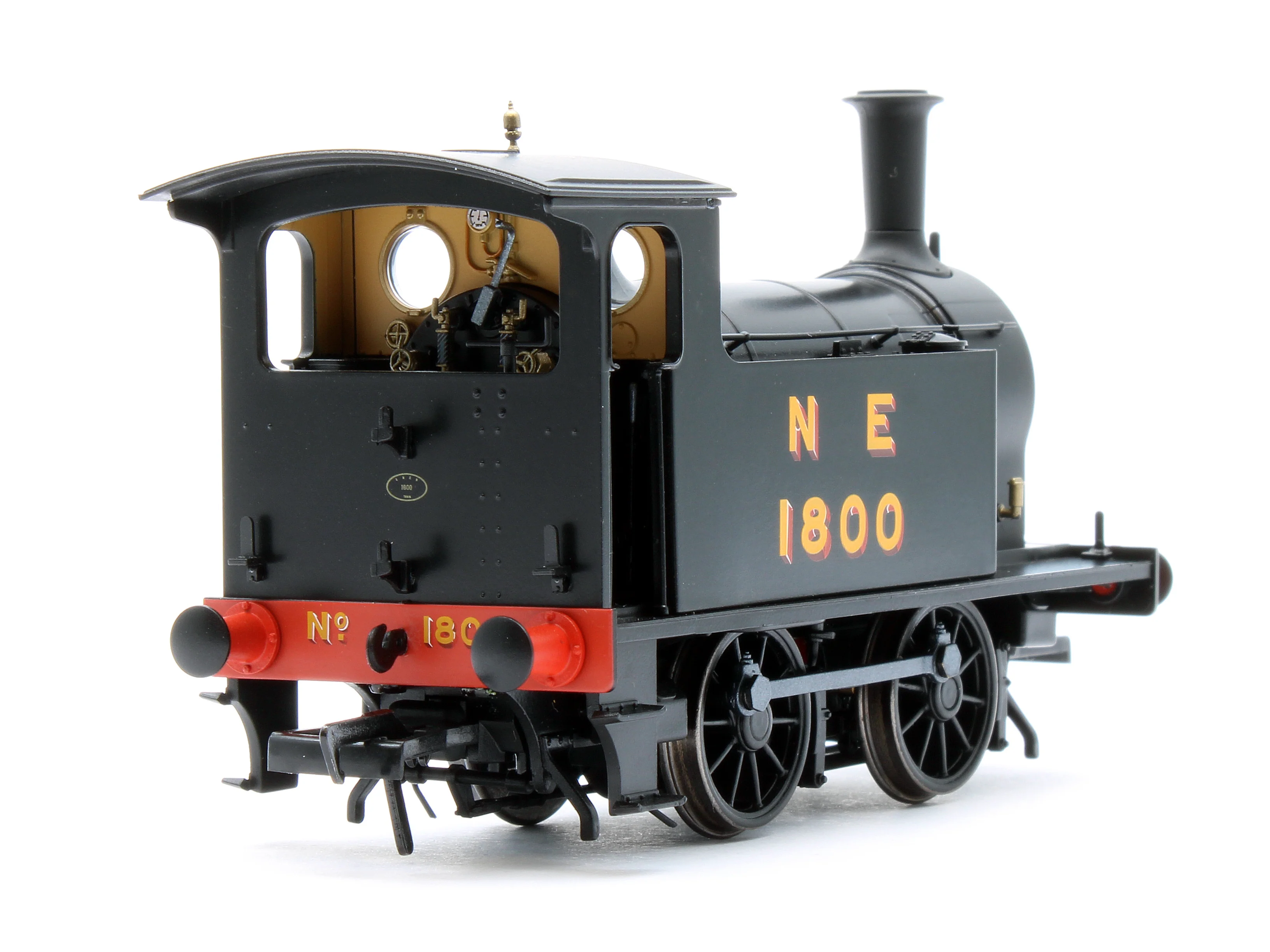 932505 LNER Y7 - No.1800 NE Wartime Livery Steam Locomotive - DCC Sound - Image 3
