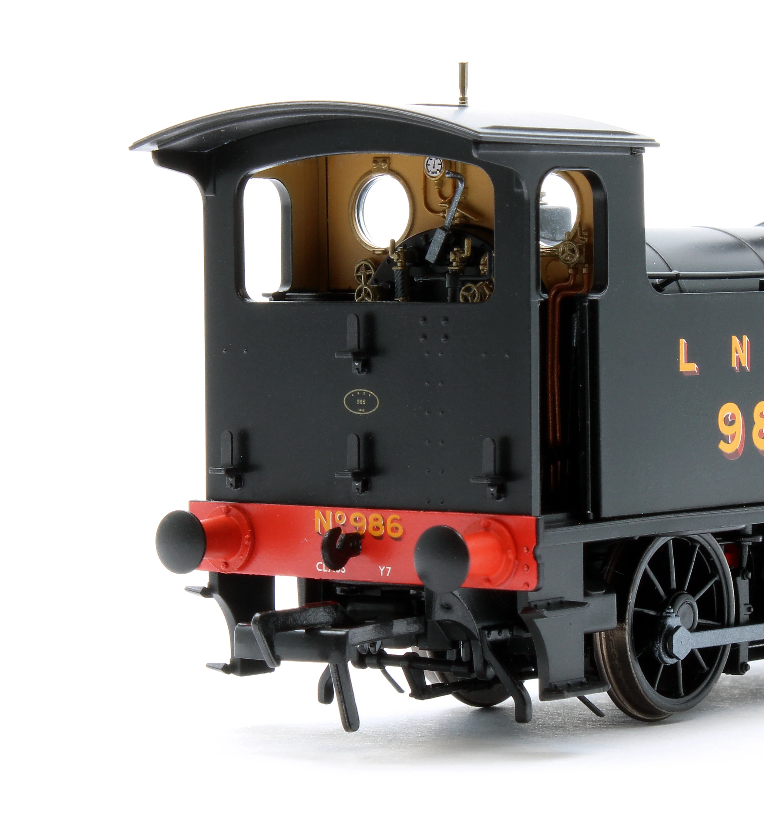 932506 LNER Y7 - No.986 LNER Livery Steam Locomotive - DCC Sound - Image 7