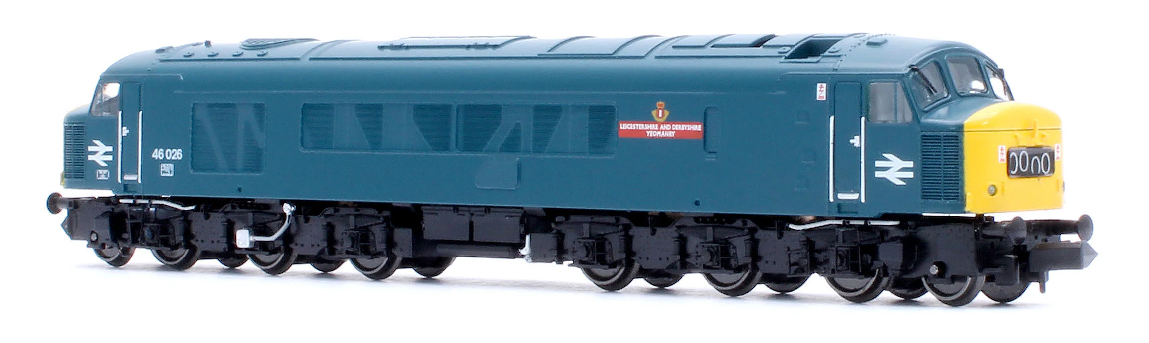 948204 Class 46 46026 "Leicestershire and Derbyshire Yeomanry" BR Blue With Headcode Blinds Diesel Locomotive - Image 5
