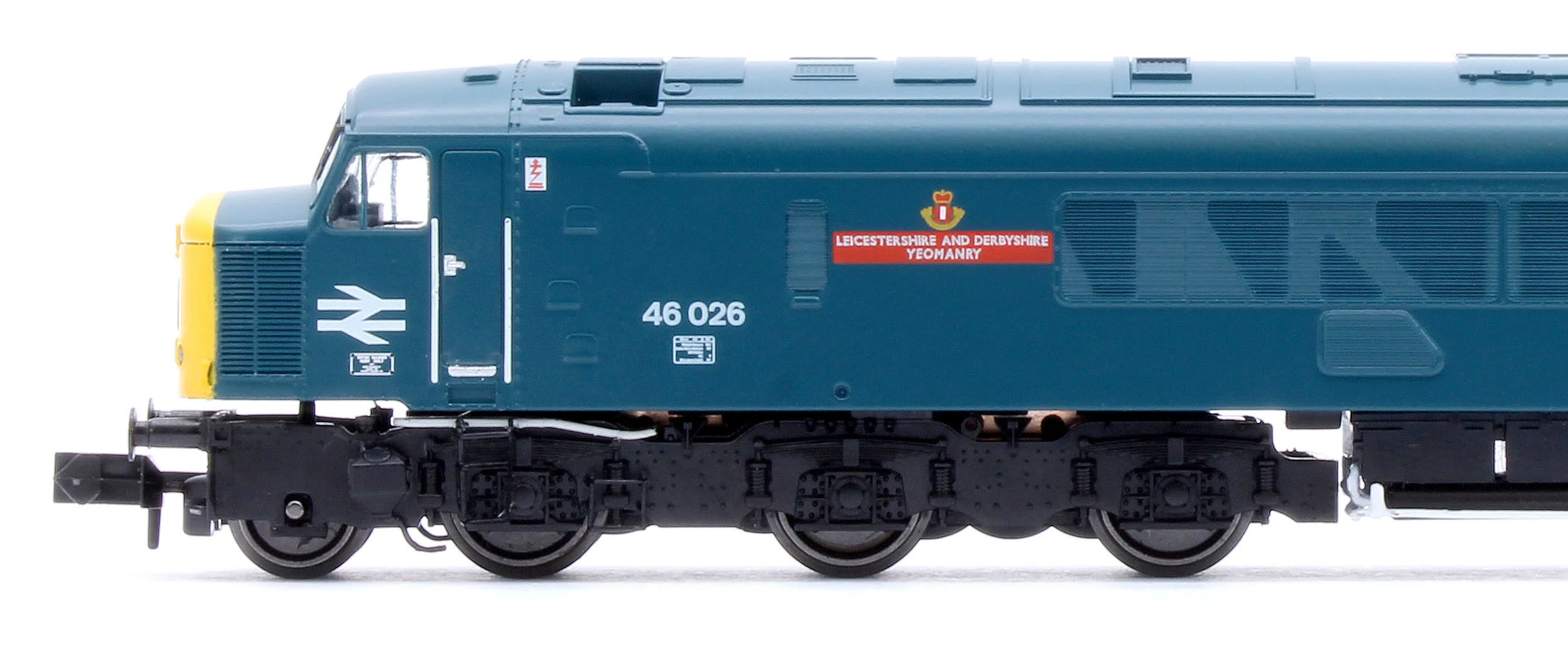 948204 Class 46 46026 "Leicestershire and Derbyshire Yeomanry" BR Blue With Headcode Blinds Diesel Locomotive - Image 8