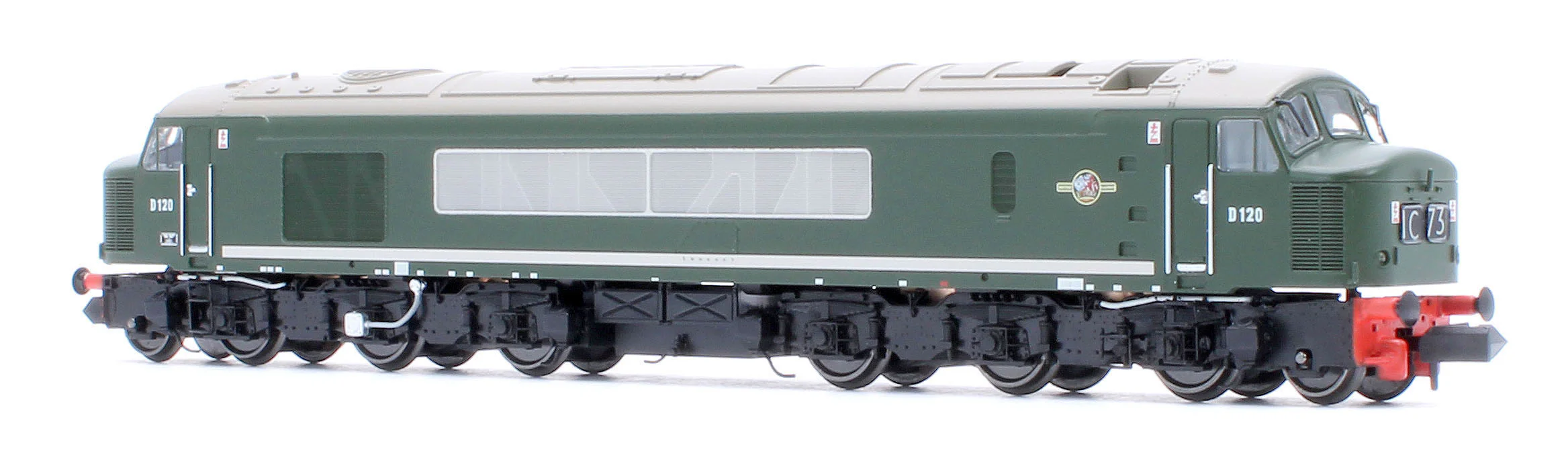 948601 Class 45 D120 Plain BR Green Diesel Locomotive - DCC Sound - Image 5
