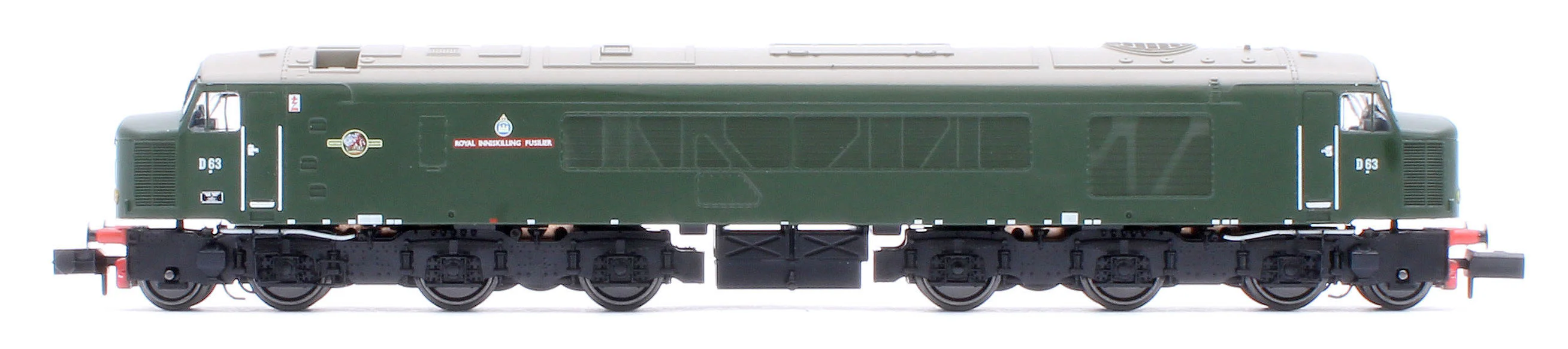 948603 Class 45 D63 "Royal Inniskilling Fusilier" BR Economy Green Diesel Locomotive - DCC Sound - Image 2