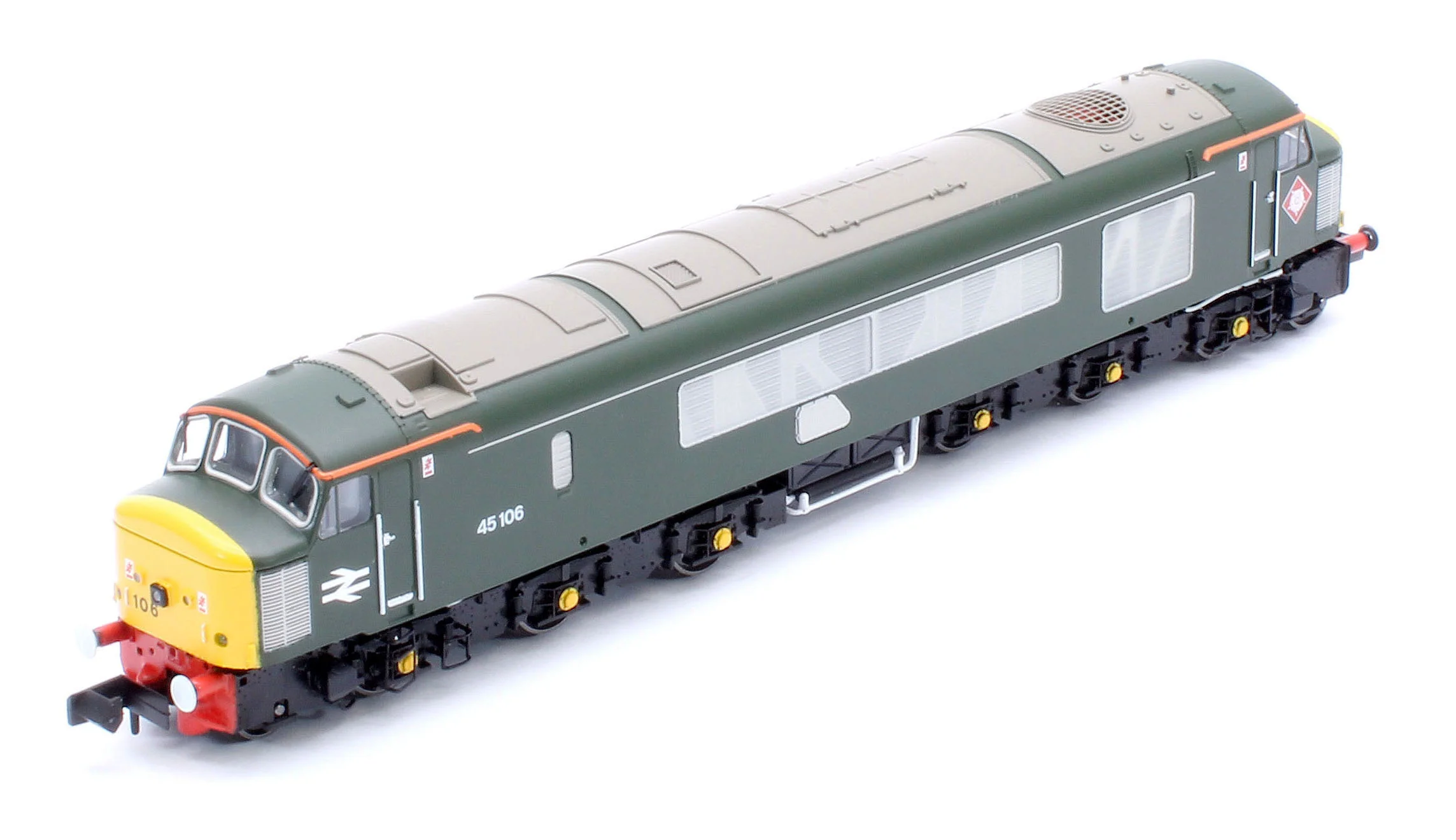 948612 Class 45 45106 Heritage BR Green With Sealed Beam & Hight Intensity Headlights Diesel Locomotive - DCC Sound - Image 10