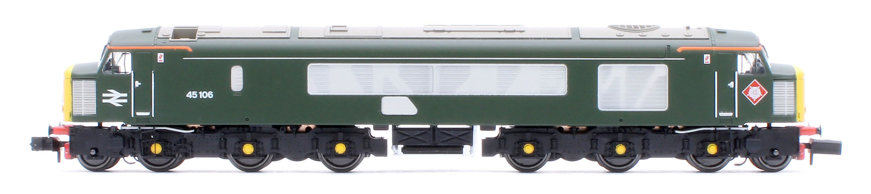 948612 Class 45 45106 Heritage BR Green With Sealed Beam & Hight Intensity Headlights Diesel Locomotive - DCC Sound - Image 2