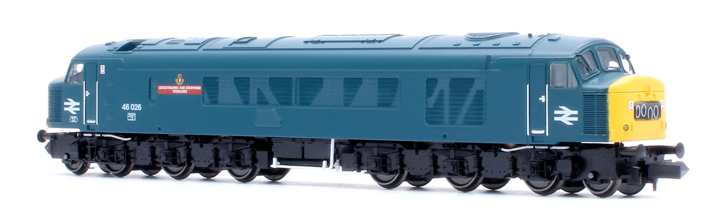 948704 Class 46 46026 "Leicestershire and Derbyshire Yeomanry" BR Blue With Headcode Blinds Diesel Locomotive - DCC Sound - Image 3