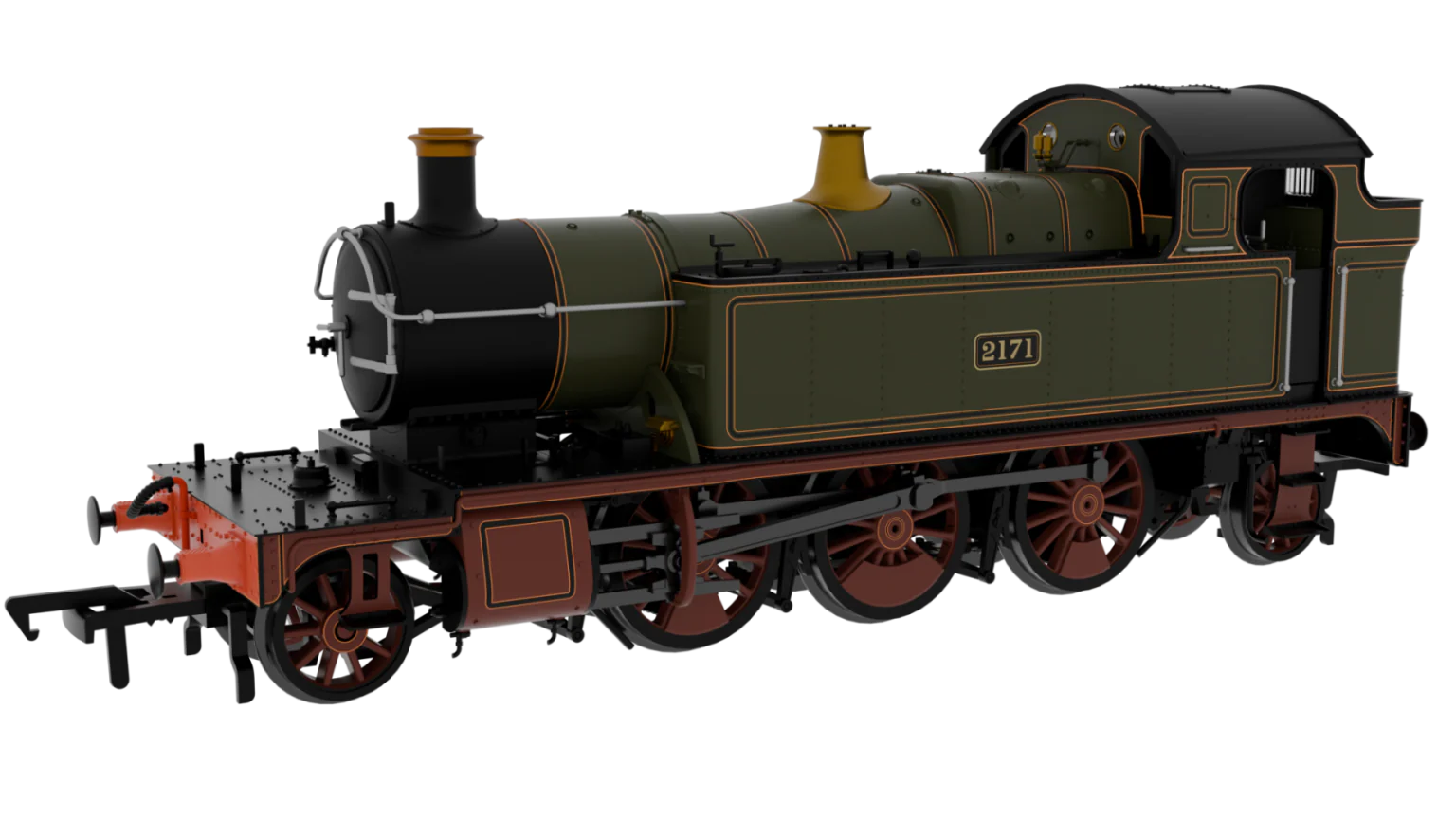 951101 GWR 45xx No.2171 GWR Lined Green (pre-1906) Steam Locomotive
