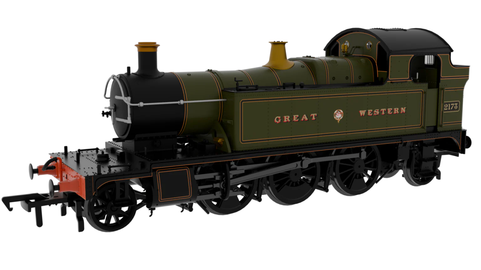 951102 GWR 45xx No.2173 Great Western Lined Green with Garter Crest (pre-WW1) Steam Locomotive