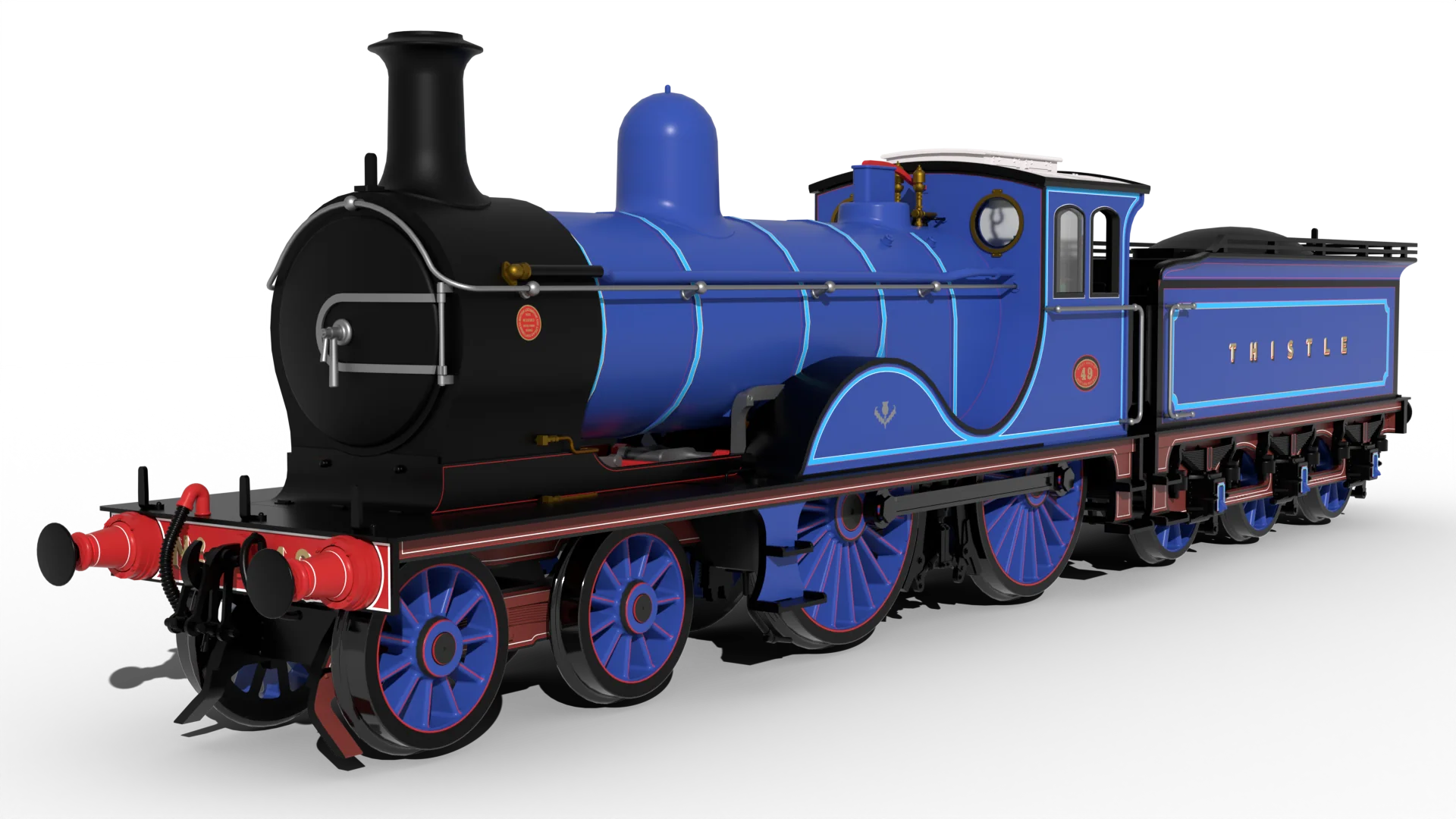 959019 GNoSR 'F' Class / LNER D40 No.49 'Thistle' in ‘What-If’ Lined Blue Steam Locomotive